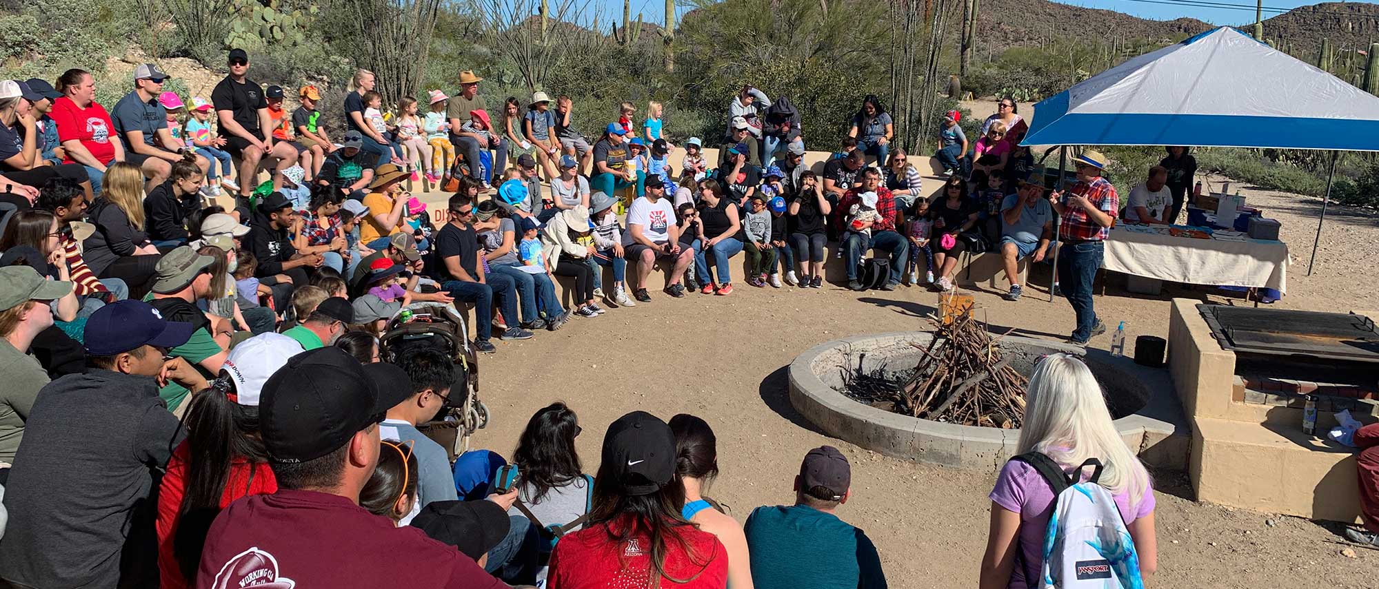 Preschool Nature Day 2020 at Camp Cooper, Tucson AZ