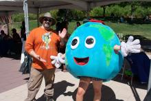 Cooper Center Marketing Specialist Kyle Mirzaian at the Environmental Summit