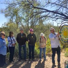 Cooper Center connects with Gates Pass neighbors.