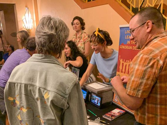 Colin Waite and Paige Humphrey Talk To Summit Hut Banff Film Fest Guests