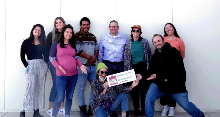 Camp Cooper staff posed for a fun group photo after our tour of the Bayer greenhouse.