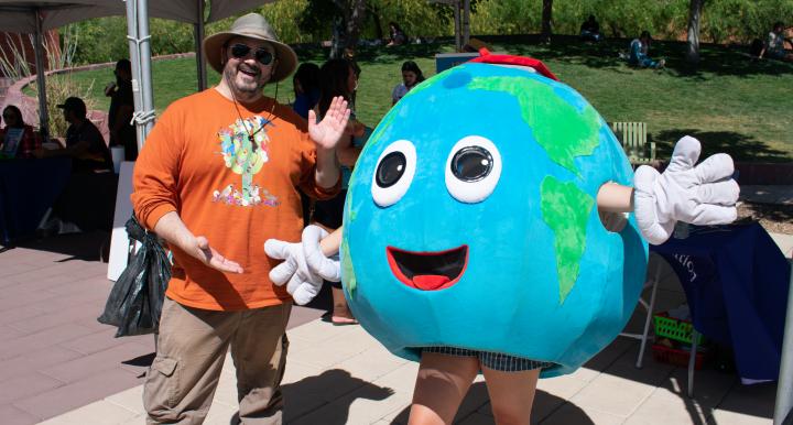 Cooper Center Marketing Specialist Kyle Mirzaian at the Environmental Summit